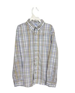 BELLA BLISS BLUE PLAID DRESS SHIRT
