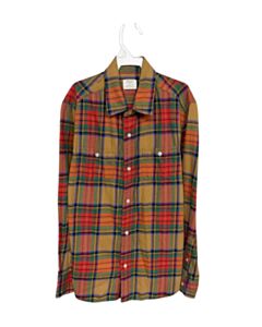 CREWCUTS  RED FLANNEL PLAID  DRESS SHIRT