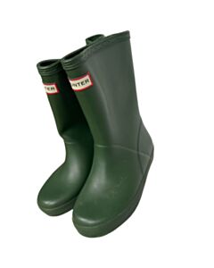 HUNTER GREEN BOOTS *EUC SIZE TODDLER 10