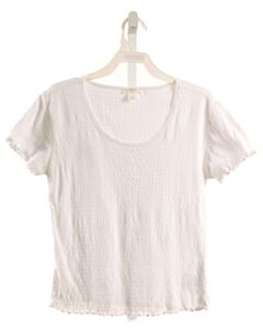 CREWCUTS WHITE KNIT SS SHIRT