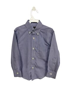 BROOKS BROTHERS  BLUE  MICROCHECK  DRESS SHIRT