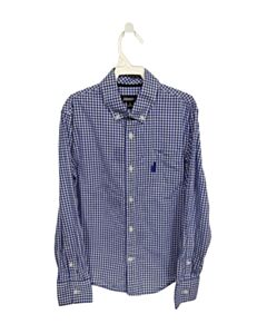JOHNNIE-O BLUE GINGHAM DRESS SHIRT