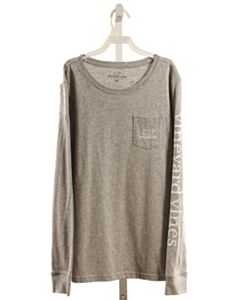VINEYARD VINES GRAY PRINTED DESIGN T-SHIRT