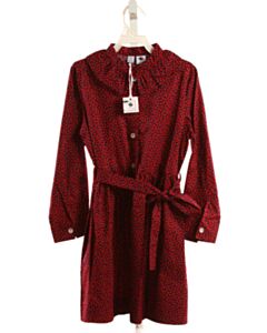 BUSY BEES  RED   PRINTED DESIGN DRESS