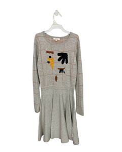 CATIMINI  GRAY   EMBROIDERED DRESS