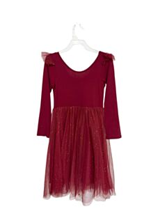 ELESTORY  MAROON TAFFETA   DRESS
