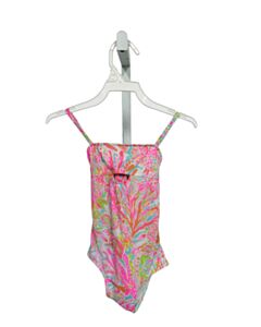 LILLY PULITZER  PINK   PRINTED DESIGN 1-PIECE SWIMSUIT