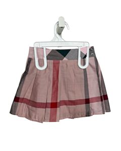 BURBERRY PINK PLAID SKIRT