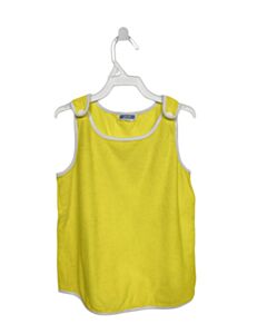 JACADI YELLOW TERRY CLOTH SLEEVELESS SHIRT