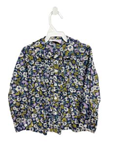 RACHEL RILEY  BLUE  FLORAL  DRESS SHIRT