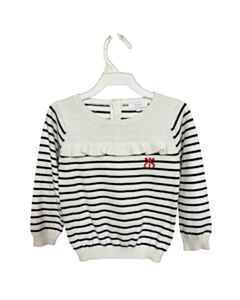 JACADI  CREAM  STRIPED  SWEATER