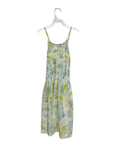 BELLA DAHL  GREEN   PRINTED DESIGN DRESS