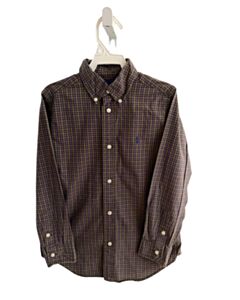 RALPH LAUREN GREEN PLAID DRESS SHIRT