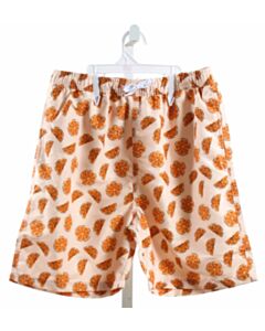 THE OAKS APPAREL  ORANGE  SWIM TRUNKS