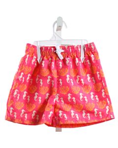 THE OAKS APPAREL  HOT PINK  SWIM TRUNKS