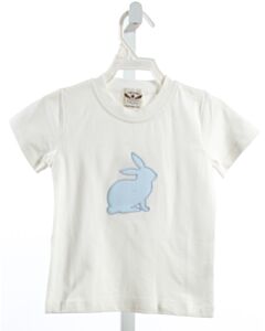 THE OAKS APPAREL  WHITE  KNIT SS SHIRT