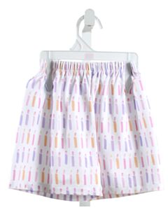 THE OAKS APPAREL  WHITE KNIT  SHORTS