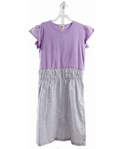 THE OAKS APPAREL  PURPLE  FLORAL  DRESS