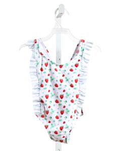 THE OAKS APPAREL  MULTI-COLOR  1-PIECE SWIMSUIT WITH RUFFLE