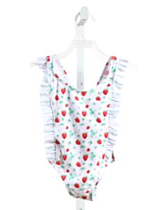 THE OAKS APPAREL  MULTI-COLOR  1-PIECE SWIMSUIT WITH RUFFLE