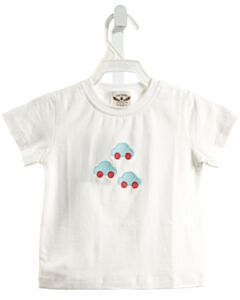 THE OAKS APPAREL  WHITE KNIT  SHIRT-SS
