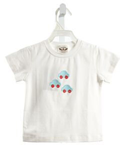 THE OAKS APPAREL  WHITE KNIT  SHIRT-SS