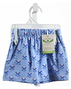 THE OAKS APPAREL  BLUE  PRINTED DESIGN SHORTS