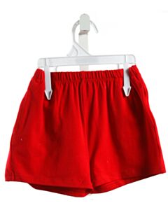 THE OAKS APPAREL  RED KNIT  SHORTS