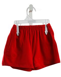 THE OAKS APPAREL  RED KNIT  SHORTS