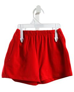 THE OAKS APPAREL  RED KNIT  SHORTS