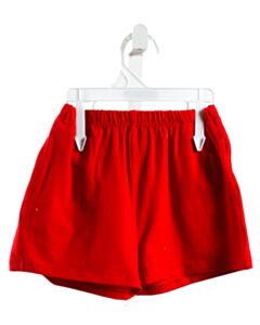 THE OAKS APPAREL  RED KNIT  SHORTS