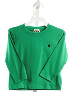 THE OAKS APPAREL  GREEN  KNIT LS SHIRT