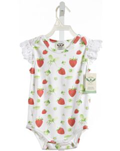 THE OAKS APPAREL  WHITE  KNIT BUBBLE WITH EYELET TRIM