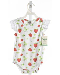THE OAKS APPAREL  WHITE  KNIT BUBBLE WITH EYELET TRIM