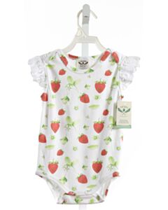 THE OAKS APPAREL  WHITE  KNIT BUBBLE WITH EYELET TRIM