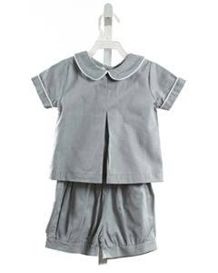 THE OAKS APPAREL  GRAY PIQUE  2-PIECE OUTFIT