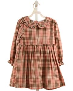 THE OAKS APPAREL   PINK  PLAID  DRESS