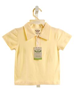 THE OAKS APPAREL YELLOW KNIT SS SHIRT