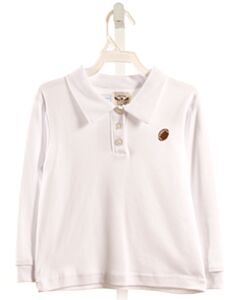 THE OAKS APPAREL   WHITE    KNIT LS SHIRT