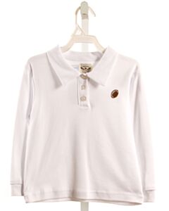 THE OAKS APPAREL WHITE KNIT LS SHIRT