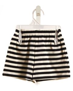 THE OAKS APPAREL   BLUE KNIT STRIPED  SHORTS