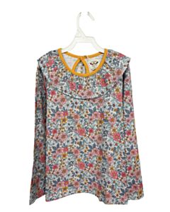 THE OAKS APPAREL PINK FLORAL KNIT LS SHIRT
