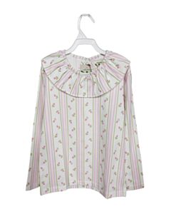 THE OAKS APPAREL PINK FLORAL KNIT LS SHIRT