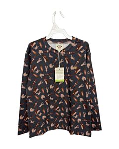 THE OAKS APPAREL BROWN KNIT LS SHIRT
