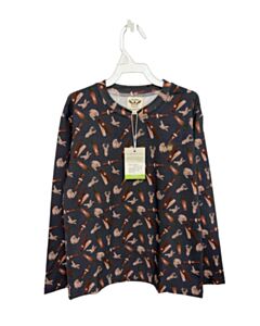 THE OAKS APPAREL   BROWN    KNIT LS SHIRT