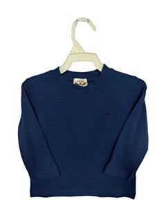THE OAKS APPAREL   NAVY    KNIT LS SHIRT