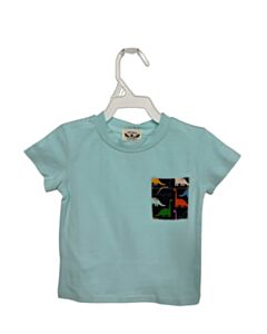 THE OAKS APPAREL   LT BLUE    KNIT SS SHIRT