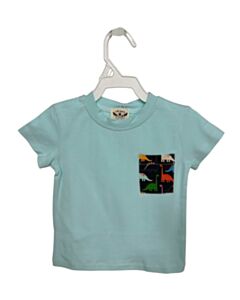 THE OAKS APPAREL LT BLUE KNIT SS SHIRT