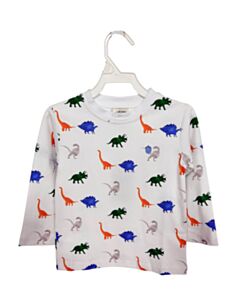 THE OAKS APPAREL WHITE KNIT LS SHIRT