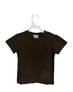 THE OAKS APPAREL BROWN KNIT SS SHIRT